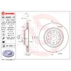 Image de Disque de frein BREMBO 09A20011 arrière, ventilé, à haute teneur en carbone, 1 pièce