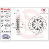 Image de Disque de frein BREMBO 09B08513 avant, ventilé, perforé, 1 pièce