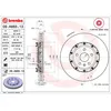 Image de Disque de frein BREMBO 09A66513 avant, ventilé, à haute teneur en carbone, 1 pièce