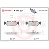 Image de Jeu de plaquettes de frein BREMBO P 06 024, avant
