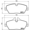 Image de Jeu de plaquettes de frein BREMBO P 06 034, avant