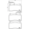 Image de Jeu de plaquettes de frein BREMBO P 23 078, avant