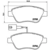 Image de Jeu de plaquettes de frein BREMBO P 23 085, avant