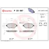 Image de Jeu de plaquettes de frein BREMBO P 23 087, avant