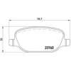 Image de Jeu de plaquettes de frein BREMBO P 23 089, arrière
