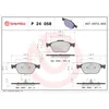 Image de Jeu de plaquettes de frein BREMBO P 24 058, avant