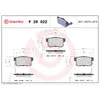 Image de Jeu de plaquettes de frein BREMBO P 28 022
