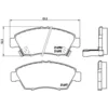 Image de Jeu de plaquettes de frein BREMBO P 28 024, avant