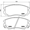 Image de Jeu de plaquettes de frein BREMBO P 30 018, avant