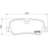 Image de Jeu de plaquettes de frein BREMBO P 44 013, arrière