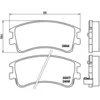 Image de Jeu de plaquettes de frein BREMBO P 49 032, avant
