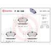 Image de Jeu de plaquettes de frein BREMBO P 50 046, avant
