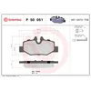 Image de Jeu de plaquettes de frein BREMBO P 50 051, arrière