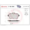Image de Jeu de plaquettes de frein BREMBO P 50 054, avant
