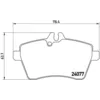 Image de Jeu de plaquettes de frein BREMBO P 50 056, avant