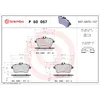 Image de Jeu de plaquettes de frein BREMBO P 50 057, avant