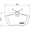 Image de Jeu de plaquettes de frein BREMBO P 54 023, arrière