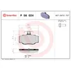 Image de Jeu de plaquettes de frein BREMBO P 56 024, arrière
