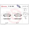 Image de Jeu de plaquettes de frein BREMBO P 59 036, avant