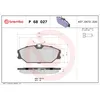 Image de Jeu de plaquettes de frein BREMBO P 68 027, avant