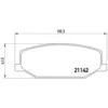 Image de Jeu de plaquettes de frein BREMBO P 79 001, avant