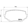 Image de Jeu de plaquettes de frein BREMBO P 79 009, avant