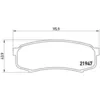 Image de Jeu de plaquettes de frein BREMBO P 83 024, arrière