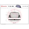 Image de Jeu de plaquettes de frein BREMBO P 83 063, arrière