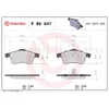Image de Jeu de plaquettes de frein BREMBO P 85 047, avant