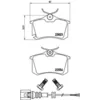 Image de Jeu de plaquettes de frein BREMBO P 85 066, arrière