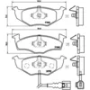 Image de Jeu de plaquettes de frein BREMBO P 85 071, avant