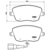 Image de Jeu de plaquettes de frein BREMBO P 85 077, avant