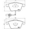 Image de Jeu de plaquettes de frein BREMBO P 85 084, avant