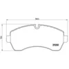 Image de Jeu de plaquettes de frein BREMBO P 50 059, avant