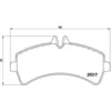 Image de Jeu de plaquettes de frein BREMBO P 50 060, arrière