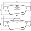 Image de Jeu de plaquettes de frein BREMBO P 50 064, arrière