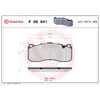 Image de Jeu de plaquettes de frein BREMBO P 06 041
