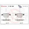 Image de Jeu de plaquettes de frein BREMBO P 06 046, avant