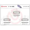 Image de Jeu de plaquettes de frein BREMBO P 10 003, avant