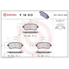 Image de Jeu de plaquettes de frein BREMBO P 16 013, avant