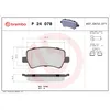 Image de Jeu de plaquettes de frein BREMBO P 24 078, arrière