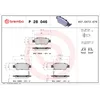Image de Jeu de plaquettes de frein BREMBO P 28 046, arrière