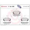 Image de Jeu de plaquettes de frein BREMBO P 30 039, avant