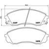 Image de Jeu de plaquettes de frein BREMBO P 30 041, avant