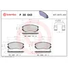 Image de Jeu de plaquettes de frein, frein à disque BREMBO P 30 043