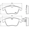Image de Jeu de plaquettes de frein BREMBO P 36 022, avant