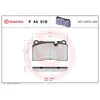 Image de Jeu de plaquettes de frein BREMBO P 44 018, avant