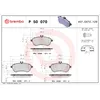 Image de Jeu de plaquettes de frein BREMBO P 50 070, avant