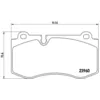 Image de Jeu de plaquettes de frein BREMBO P 50 074, avant