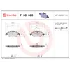 Image de Jeu de plaquettes de frein BREMBO P 50 080, avant